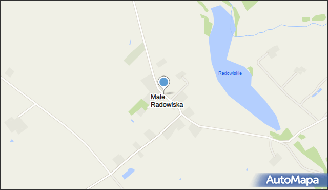 Małe Radowiska, Małe Radowiska, mapa Małe Radowiska