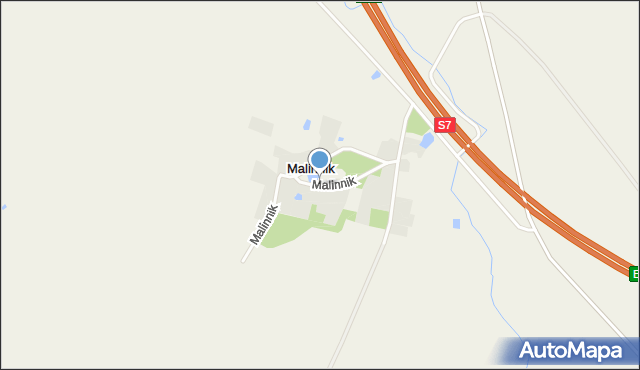Malinnik, Malinnik, mapa Malinnik