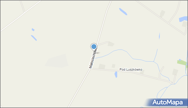 Małociechowo, Małociechowo, mapa Małociechowo
