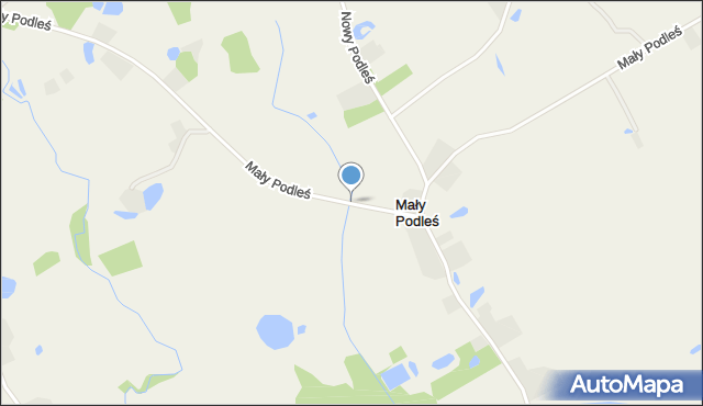 Mały Podleś, Mały Podleś, mapa Mały Podleś