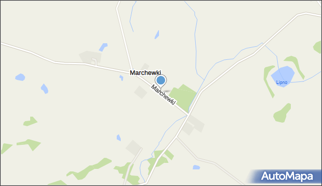 Marchewki gmina Prostki, Marchewki, mapa Marchewki gmina Prostki