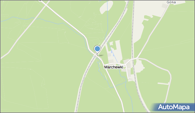 Marchewki gmina Siemkowice, Marchewki, mapa Marchewki gmina Siemkowice