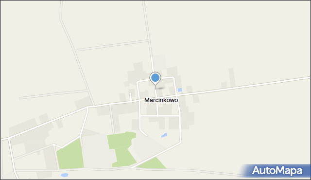 Marcinkowo gmina Inowrocław, Marcinkowo, mapa Marcinkowo gmina Inowrocław