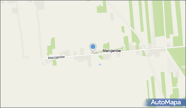 Marcjanów gmina Kawęczyn, Marcjanów, mapa Marcjanów gmina Kawęczyn