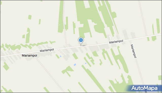 Mariampol gmina Głowaczów, Mariampol, mapa Mariampol gmina Głowaczów