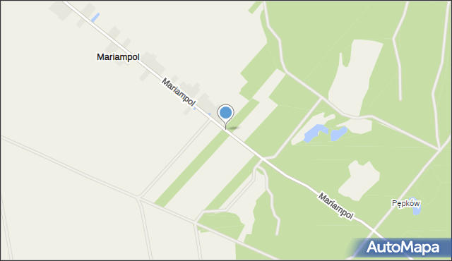 Mariampol gmina Paradyż, Mariampol, mapa Mariampol gmina Paradyż