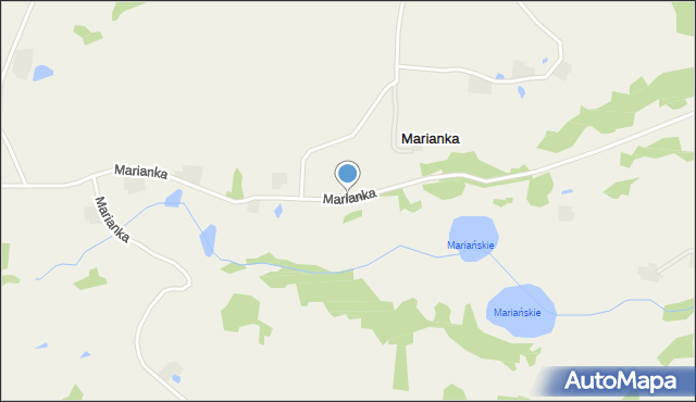 Marianka gmina Wiżajny, Marianka, mapa Marianka gmina Wiżajny