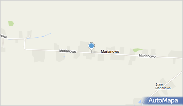 Marianowo gmina Wronki, Marianowo, mapa Marianowo gmina Wronki