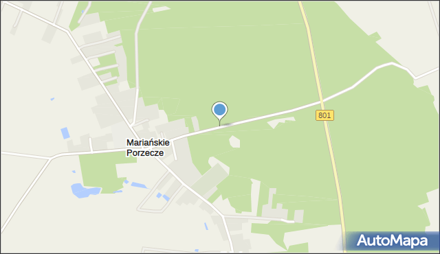 Mariańskie Porzecze, Mariańskie Porzecze, mapa Mariańskie Porzecze