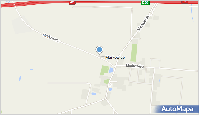 Markowice gmina Kleszczewo, Markowice, mapa Markowice gmina Kleszczewo