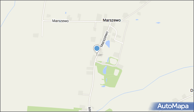 Marszewo gmina Kleczew, Marszewo, mapa Marszewo gmina Kleczew