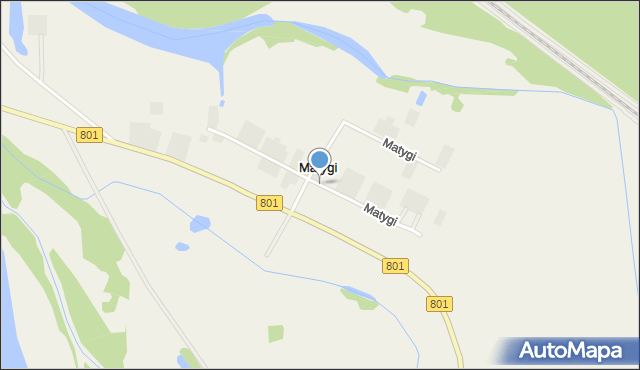 Matygi, Matygi, mapa Matygi