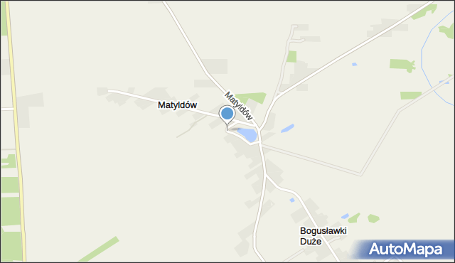 Matyldów gmina Rawa Mazowiecka, Matyldów, mapa Matyldów gmina Rawa Mazowiecka