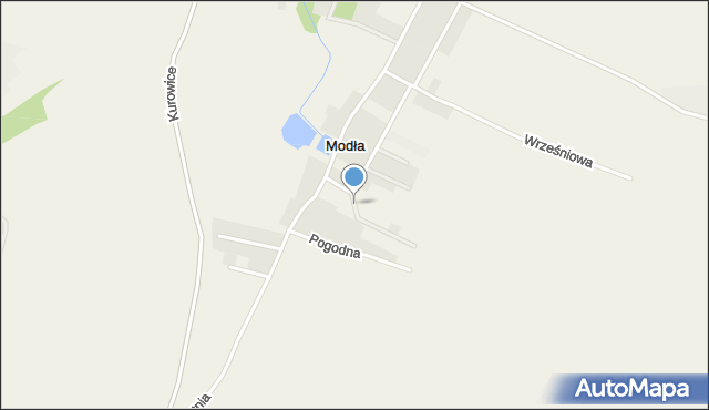 Modła gmina Jerzmanowa, Majowa, mapa Modła gmina Jerzmanowa