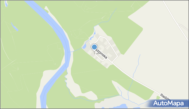 Mściszewo, Malwowa, mapa Mściszewo