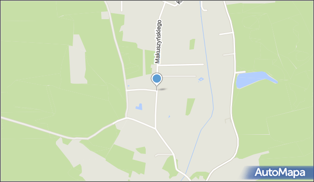 Mysłowice, Makuszyńskiego Kornela, mapa Mysłowice