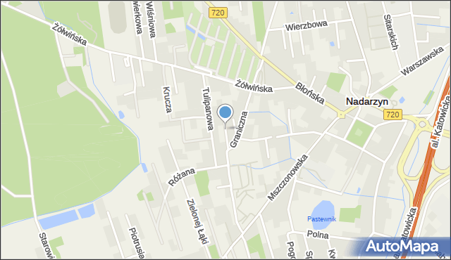 Nadarzyn powiat pruszkowski, Makowa, mapa Nadarzyn powiat pruszkowski