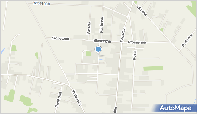 Nowe Aleksandrowo, Malinowa, mapa Nowe Aleksandrowo