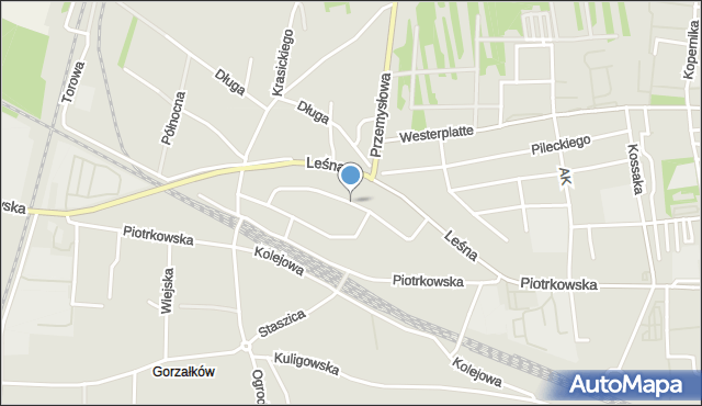 Opoczno, Małachowskiego Stanisława, mapa Opoczno