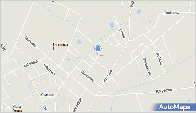 Opole, Magnolii, mapa Opola