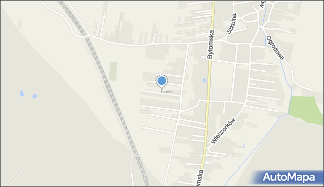 Orzech, Marcepanowa, mapa Orzech