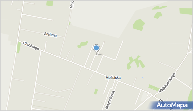 Orzesze powiat mikołowski, Magiczna, mapa Orzesze powiat mikołowski