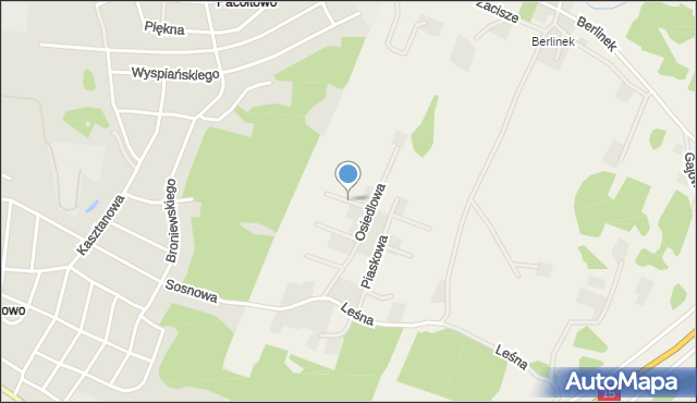 Pacółtowo gmina Bratian, Makowa, mapa Pacółtowo gmina Bratian