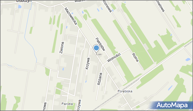 Pasek gmina Klembów, Mazowiecka, mapa Pasek gmina Klembów