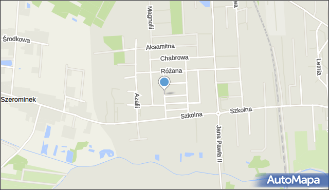 Płońsk, Makowa, mapa Płońsk