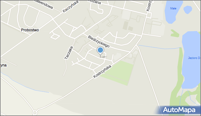 Pobiedziska, Marcinkowskiego Karola, mapa Pobiedziska