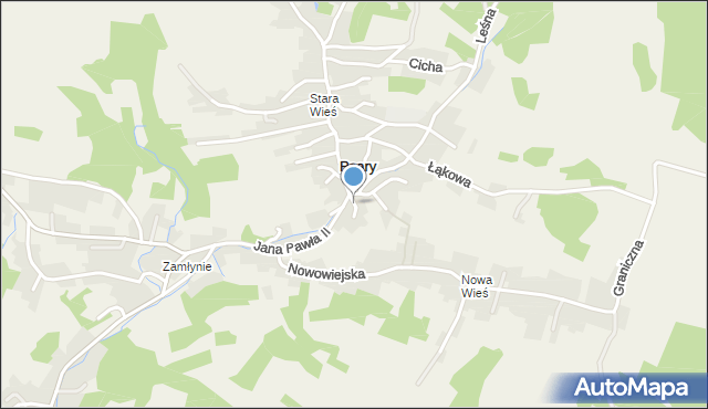 Psary gmina Trzebinia, Mała, mapa Psary gmina Trzebinia