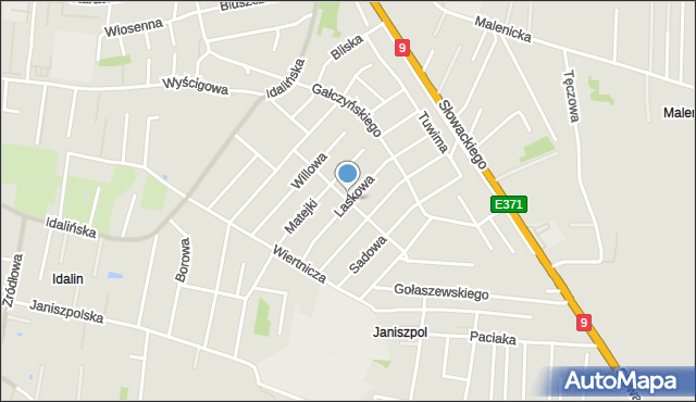 Radom, Mazowiecka, mapa Radomia