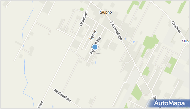 Słupno gmina Radzymin, Malwy, mapa Słupno gmina Radzymin