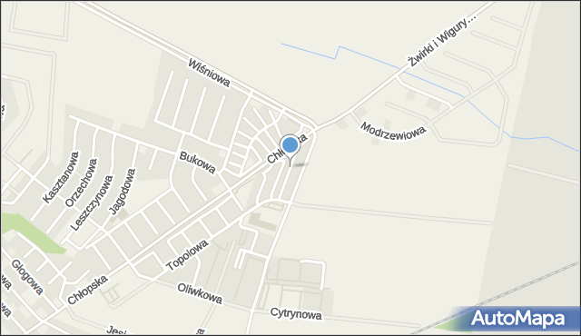 Smolec, Marmurowa, mapa Smolec