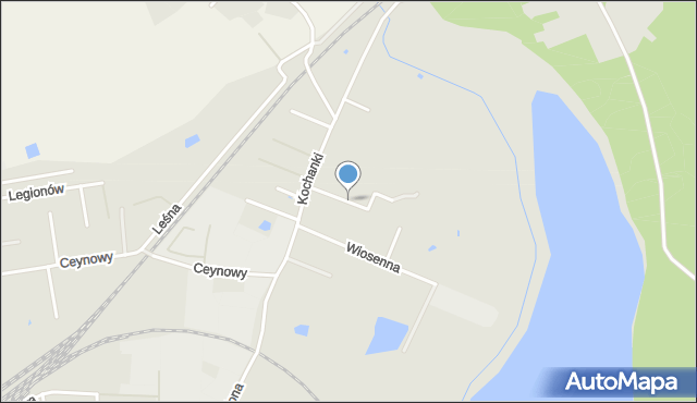 Starogard Gdański, Majowa, mapa Starogard Gdański