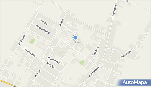 Strzałkowo powiat słupecki, Makowa, mapa Strzałkowo powiat słupecki