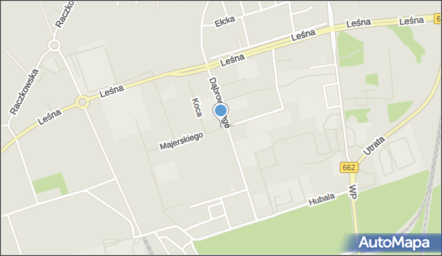 Suwałki, Majerskiego Karola, mapa Suwałk