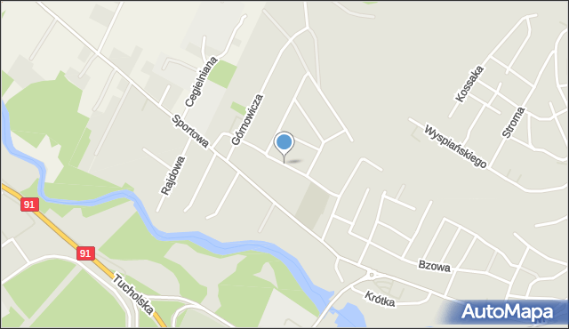 Świecie, Malinowskiego Bronisława, mapa Świecie