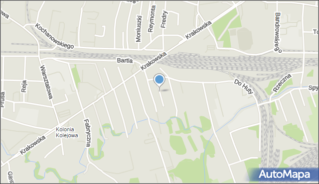 Tarnów, Maziarskiego Stanisława, mapa Tarnów