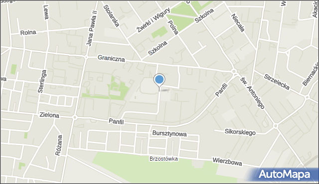 Tomaszów Mazowiecki, Maya Leona Witolda, mapa Tomaszów Mazowiecki