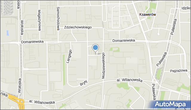 Warszawa, Maleckiego Ignacego, mapa Warszawy