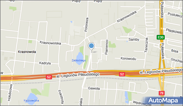 Warszawa, Mazura, mapa Warszawy