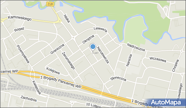 Wejherowo, Majkowskiego Aleksandra, dr., mapa Wejherowo