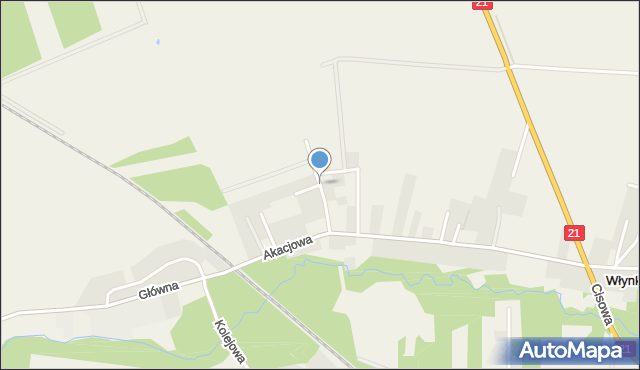 Włynkówko, Makowa, mapa Włynkówko