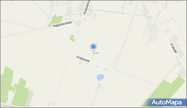 Wola Rasztowska, Marmurowa, mapa Wola Rasztowska