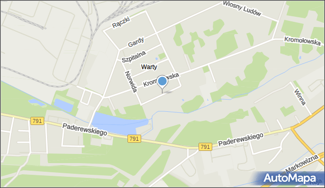 Zawiercie, Majakowskiego Włodzimierza, mapa Zawiercie