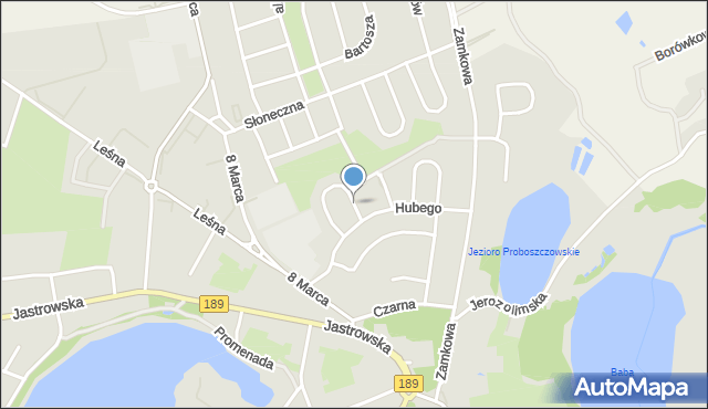 Złotów, Maćkowiczów, mapa Złotów