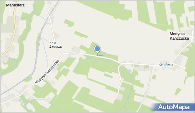 Medynia Kańczucka, Medynia Kańczucka, mapa Medynia Kańczucka