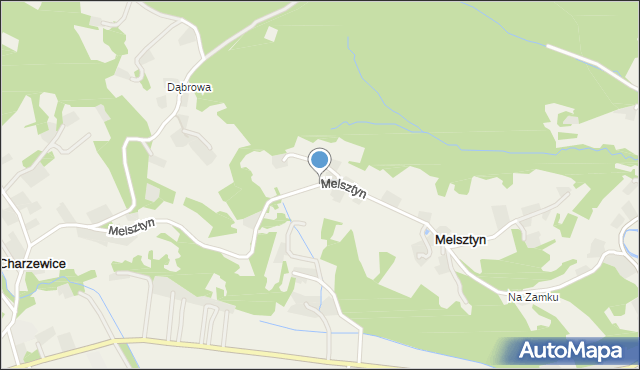 Melsztyn, Melsztyn, mapa Melsztyn