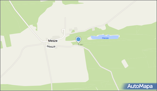 Mesze, Mesze, mapa Mesze